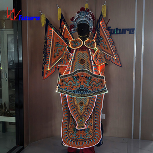Traje de Ópera China de Fibra Óptica para Actuaciones Escénicas, Festivales Rave, Traje Luminoso de Armadura de Ópera de Pekín para Espectáculos y Carnaval - Product Image 2