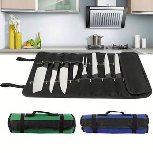 Portable ElectricianTool <b>Bag</b> <b>Roll</b> Organizer Durable Oxford TechnicianToolBag 22 <b>Tool</b> Slots Special Purpose <b>Bag</b> - Product Image 2