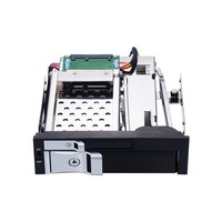 Unestech Nouveautés Disques durs SATA de 2.5 + 3.5 pouces Boîtier SSD/HDD avec boîtier en acier inoxydable Stock disponible