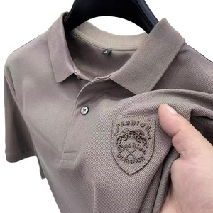 Polo d'été à manches courtes, T-shirt à manches courtes, T-shirt <span class=keywords><strong>homme</strong></span> grande taille <span class=keywords><strong>3XL</strong></span> 4XL 5XL, T-shirt à col rabattable - Product Image 4