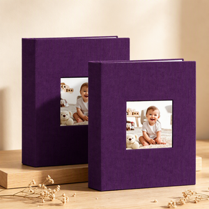 <span class=keywords><strong>Album</strong></span> Fotografico Personalizzato Fatto a Mano con Copertina Rigida e Finestra, <span class=keywords><strong>300</strong></span> Tasche, in Lino, per Famiglia, Matrimonio e Viaggi - Product Image 2