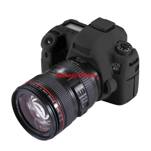 Grosir Tas Penyimpanan Kamera Dropshipping Casing Pelindung Permukaan Silikon untuk Kamera SLR Digital Canon EOS 6D