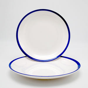 Set Piring Makan Malam Plastik, Piring Melamin Promosi dengan Cetak Logo - Product Image 1