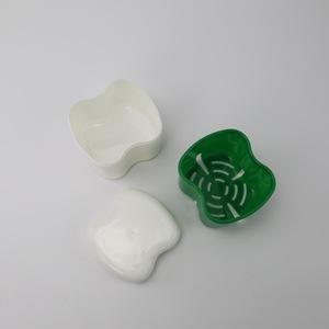 Estuche portátil para dentaduras postizas LK-402 para niños, caja de almacenamiento oral de plástico con tapa, uso ortodóntico - Product Image 2
