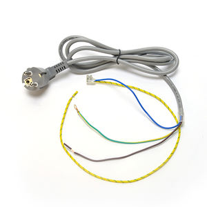 Câble d'alimentation à vente chaude, prise EU avec extrémité ouverte dénudée avec anneaux H05vv-f 3g1.0mm2, câble d'alimentation Cee7/7, cordon d'alimentation européen 1.5mm - Product Image 2