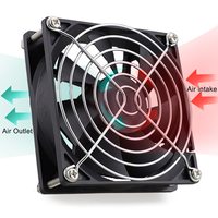 Ventilateur de refroidissement axial sans balais Gdstime GDA9225 DC à roulement à billes 5V12V 24V 48V 90mm 9cm 92x92x25mm pour boîtier d'ordinateur et processeur