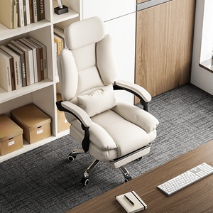 Ghế văn phòng dành cho giám đốc hiện đại, thiết kế công thái học, có thể ngả lưng, dùng để chơi game, làm từ chất liệu da tổng hợp PU cao cấp - Product Image 2