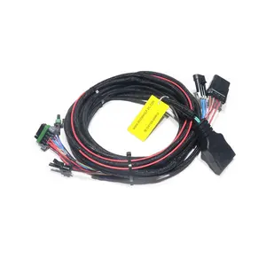 Produsen 2Pin XLPE GXL 6AWG paket baterai Pin konektor Header salju plug ls Swap kabel Harness dengan nilon Mesh tenun