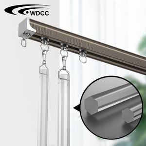 Hight Quality Acrylic Clear Curtain Operating Wand Accessories Stainless Steel Stick Rod Metallic slinky Pull Wand Curtain Baton - Product Image 2