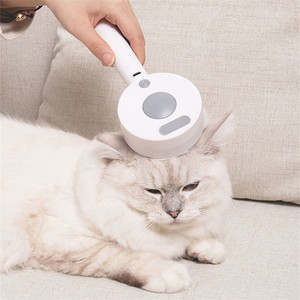 Brosse vapeur pour animaux de compagnie, pour chats et chiens, peigne pulvérisateur de toilettage, fournitures pour animaux, brosse autonettoyante pour l'élimination des poils, brosses vapeur pour chats - Product Image 3