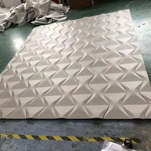 ورق حائط بتصميم بسيط وعصري ثلاثي الأبعاد ، لوح حائط ثلاثي الأبعاد منحوت بنمط كلاسيكي ، ديكور منزلي مقاوم للماء والحرائق - Product Image 1