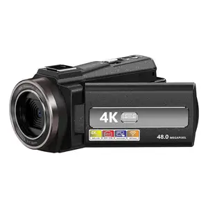 4K 디지털 카메라 브이로그 비디오 카메라 유튜브 블로깅 48MP WiFi 적외선 야간 투시경 디지털 카메라 레코더