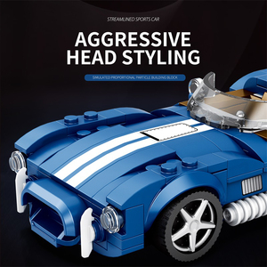 Trẻ em Xây dựng khối rắn hổ mang cổ điển xe đồ chơi bộ cho trẻ em Người lớn mô hình nhỏ tự làm quà tặng kỹ thuật gạch Xe mô hình (312pcs) - Product Image 2