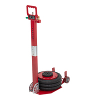 Cric pneumatique pliable 3 tonnes avec poignée, conception peu encombrante pour atelier de réparation automobile, levage rapide