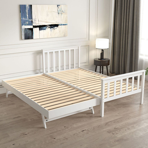 Fabricante Chino de Camas Individuales de Madera Combinadas de Estilo Moderno AB06, Cama Moderna AB06 - Product Image 1