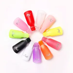 10 pièces/boîte réutilisable solide en plastique Nail Art tremper capuchon pinces UV Gel dissolvant de vernis Wrap bricolage manucure outils fournitures - Product Image 6
