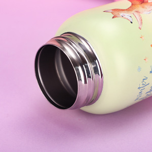 Borraccia Termica per Bambini da 500ml con Design Personalizzato di Lusso a Tema Cartone Animato con Coperchio e Cannuccia - Product Image 5
