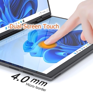 Mini Laptop OEM da 10,5 Pollici con Doppio Schermo Touch, Intel N95 360 °   <span class=keywords><strong>PC</strong></span> Portatile Flip Pocket con 16GB di <span class=keywords><strong>RAM</strong></span> e 1TB SSD - Product Image 4