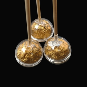 Emballage de bouquet en stock, <span class=keywords><strong>chocolat</strong></span> <span class=keywords><strong>Ferrero</strong></span>, récipient fixe, boule en plastique transparente creuse, couvercle rond transparent - Product Image 3