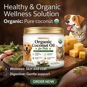 <span class=keywords><strong>Olio</strong></span> <span class=keywords><strong>di</strong></span> <span class=keywords><strong>Cocco</strong></span> Naturale Biologico a Marchio Privato <span class=keywords><strong>per</strong></span> Animali Domestici, Supporto <span class=keywords><strong>per</strong></span> l'Immunità e la Salute, <span class=keywords><strong>Olio</strong></span> <span class=keywords><strong>di</strong></span> <span class=keywords><strong>Cocco</strong></span> Puro - Product Image 1