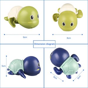 Juguetes de baño de tortuga de cuerda para bebé, juego de <span class=keywords><strong>piscina</strong></span> de juguete de bañera multicolor para niños y niñas - Product Image 2