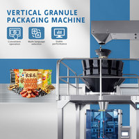 Máquina Envasadora Automática Eléctrica Vertical con Motor para Bolsas y Papel, para Envasar Alimentos y Snacks