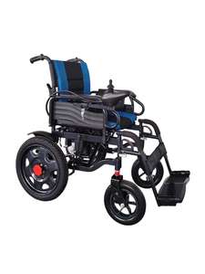 Potente silla de ruedas con motor y batería para tratamiento de Rehabilitación de Discapacitados; <span class=keywords><strong>Ambulancia</strong></span> para transferencia de pacientes; Silla de ruedas eléctrica - Product Image 2