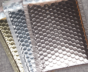 Bolsa de burbuja con revestimiento de aluminio, paquete exprés de ropa extra gruesa de alta gama, color, película mágica láser, sobre de burbuja - Product Image 2