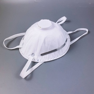 Chất lượng cao cup Shaped dùng một lần trắng bảo vệ mặt nạ CE chứng nhận ffp3 Lọc cụ thể van mặt nạ - Product Image 5