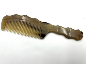 <b>Hot</b> Sale Natural Buffalo Horn Carved Rustic <b>Comb</b> Smooth Polished for Men Women Professional Salon Use - Product Image 1