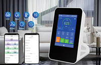 Moniteur de qualité de l'air Wifi, détecteur de formaldéhyde, compteur de pollution intérieur TVOC HCHO PM1 PM2.5 PM10 Température et humidité
