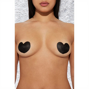 Lism Custom Wholesale Heart <strong>Shape</strong> Invisible Sticky Chest <strong>Nipple</strong> Covers Soft Breast Adhesive Pasties - Product Image 3