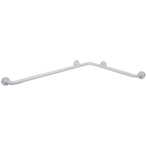 Maniglione Angolato 650x1000mm per Disabili, Corrimano in Acciaio Pieghevole per Uso Ospedaliero - Product Image 1