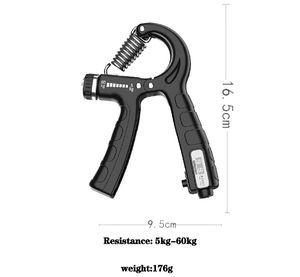 Allenatore per la Forza della Presa con Contatore e Resistenza Regolabile, per Avambraccio e <span class=keywords><strong>Mani</strong></span>, per Fitness e Allenamento - Product Image 2