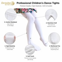 Collants de danse pour enfants, leggings de ballet opaques pour filles, vêtements pour enfants, vente en gros, spandex, coton, élastique lisse, OEM personnalisé