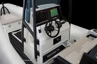 Bateaux semi-rigides en aluminium RHIB RIB pour 14 personnes, 750 cm, PVC Mehler avec cabine à toit rigide, luxe, pour relevés, logo personnalisé Chine