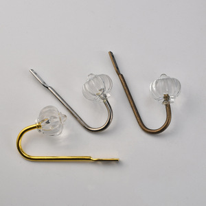 <b>Wall</b> Mounted Coat <b>Hook</b> Single <b>Hook</b> Cast Iron Antique Bronze Gold Silver Round Shape For Behind Doors Or On <b>Walls</b> - Product Image 1