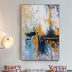 HOTEN - Pintura <span class=keywords><strong>al</strong></span> Óleo de Paisaje Hecha a Mano sobre Lienzo con Efecto de Textura Gruesa, Enrollable, Tamaño Personalizable, Original - Product Image 5