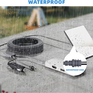 Waterdichte 12V-24V auto-stroomkabel <span class=keywords><strong>3</strong></span>-in-1 hoge snelheid 100W USB-C sigarettenaansteker DC naar DC kabel vervanging voor Starlink Mini - Product Image 5