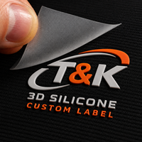 Étiquette de transfert thermique 3D personnalisée en silicone, patch logo en relief, souple, flexible, lavable pour vêtements, vêtements de sport, marquage de vêtements