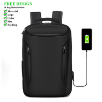 Sac à dos ergonomique en nylon pour ordinateur portable, antivol, tendance, intelligent, pour voyage, sac à dos pour ordinateur portable, sac d'affaires pour hommes