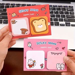 Cute Cartoon High Quality Self-Adhesive <b>Memo</b> <b>Pads</b> Creative Students' Back-to-School Office Supplies-Sticky Notes Set - Product Image 3