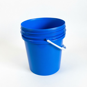 Cubo de Pintura Cilíndrico de Plástico PP de 20L, Contenedor de Almacenamiento de Productos Químicos de 5 Galones - Product Image 2
