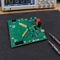 Carte de test QSFP112 5V 400G avec entrée CC 3,3V et connecteur RF 1x8 pour transceiver optique – Vérification électrique, approvisionnement en gros