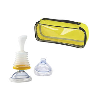 Máscaras de RCP Desechables para Adultos e Infantes, Válvula Unidireccional, Maniquí para Práctica Boca a Boca, Material Plástico para Ciencias Médicas - Product Image 1