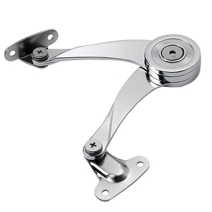 Support pneumatique pour porte d'armoire en alliage de zinc courbé, réglable en plusieurs angles, quincaillerie - Product Image 5