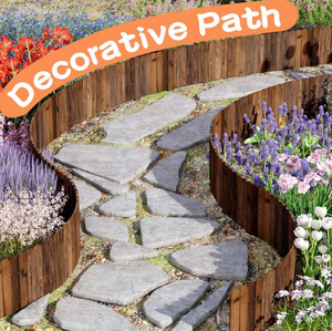 Clôture de jardin en bois personnalisable pour la plantation d'arbres, bordure paysagère, parterres de fleurs, panneaux de clôture de jardin - Product Image 3