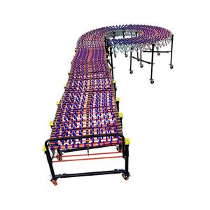 Taşınabilir yerçekimiyle taşımalı makaralı konveyör ABS paten tekerleği yükleme ve boşaltma konveyörü için genişletilebilir ve katlanabilir - Product Image 6