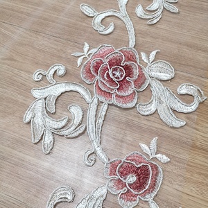 Rideau personnalisé avec des fleurs rouges, Offre Spéciale, voile de salon, brodé à la main, turquie - Product Image 4