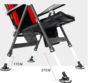 Silla de Pesca Plegable de Hierro - Silla de Pesca Portátil Multiusos Tipo Balsa para Pesca al Aire Libre y Pesca de Carpas en Estanques - Product Image 5